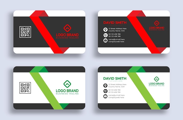 Modern business card design