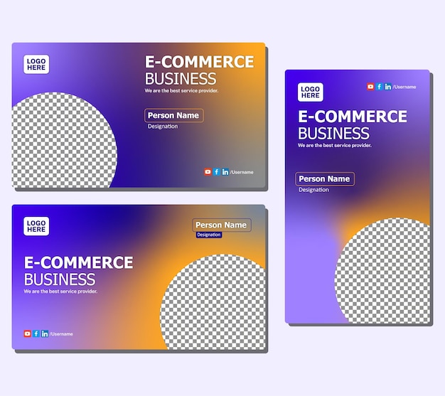 Modern Business Card ID card template