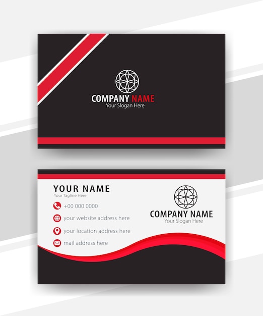 Modern Business Card Professional Business Card Template