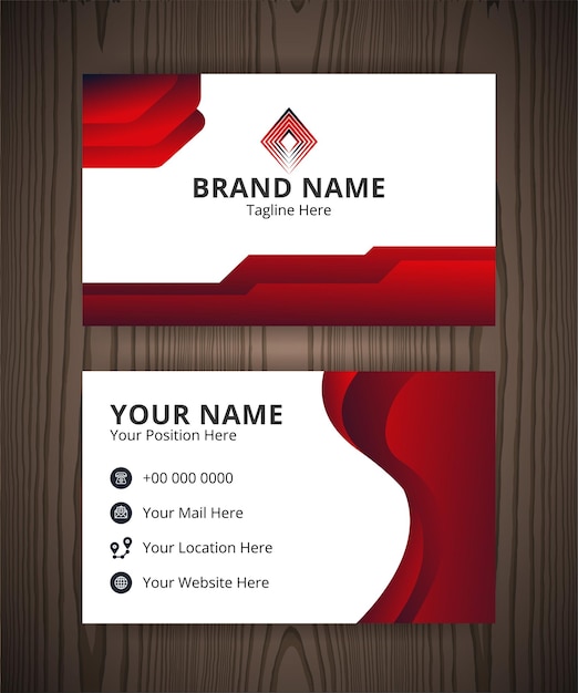 Modern Business Card Professional Business Card Template