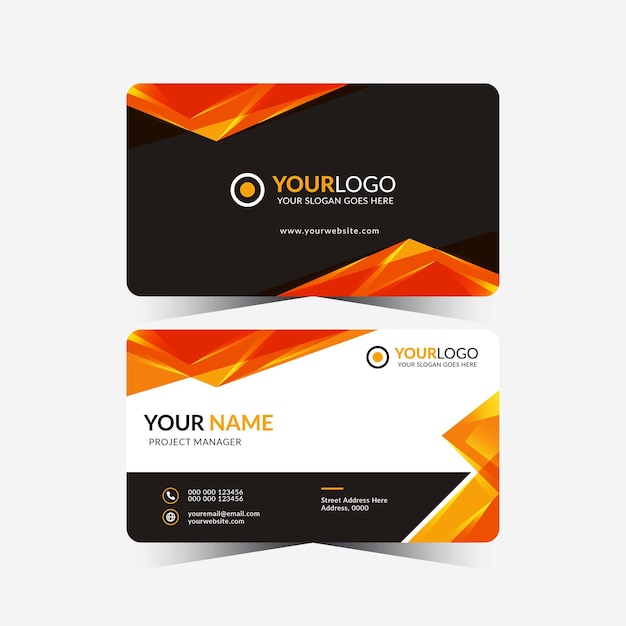 Modern business card Template business card design