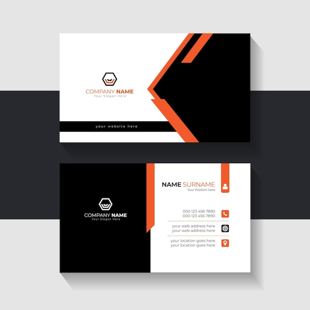 Modern Business card template design Name card design