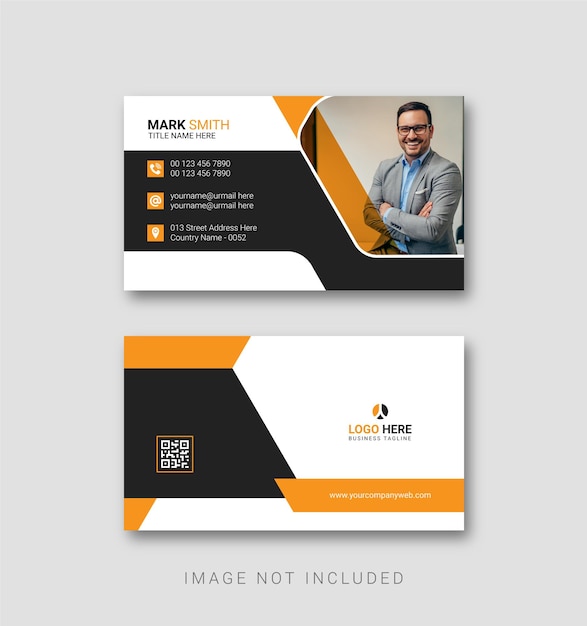 Modern business card template eps