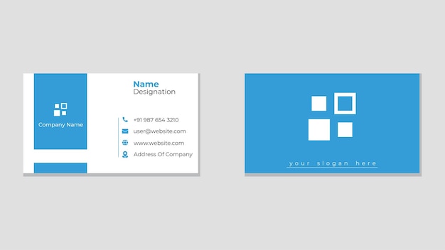 Modern Business card template vector