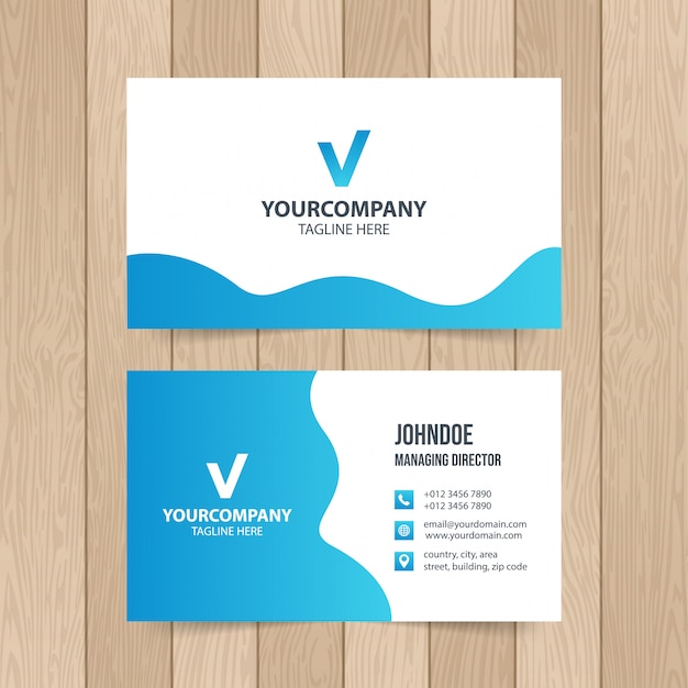 Modern business card template