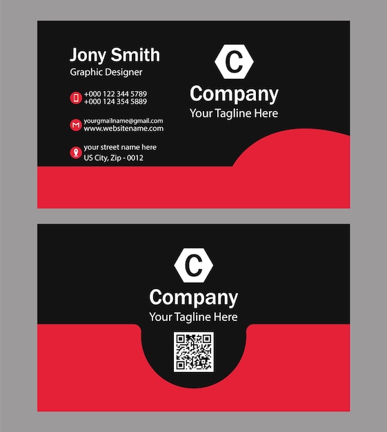 modern business card template