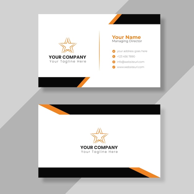 Modern business card template