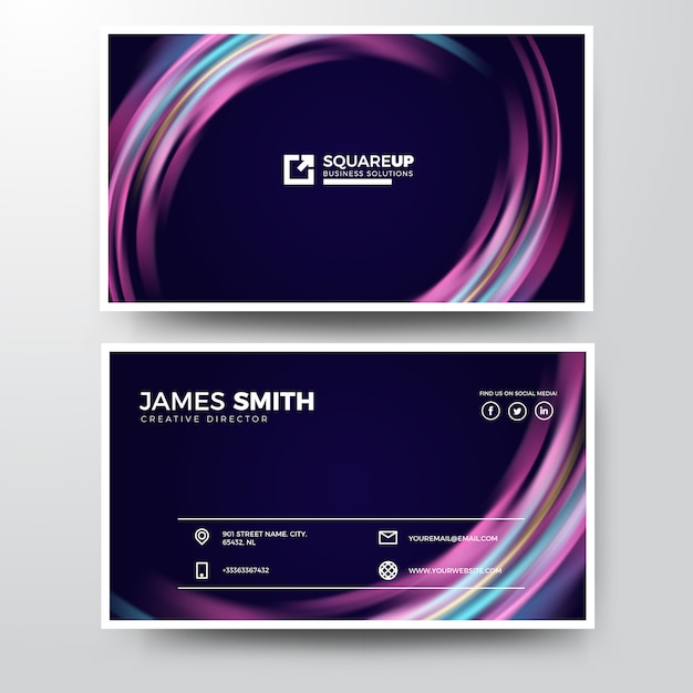 Modern Business Card Template 