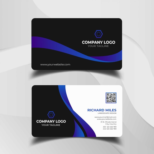 Modern business card template