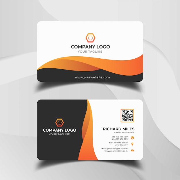 Modern business card template