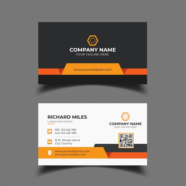 Modern business card template