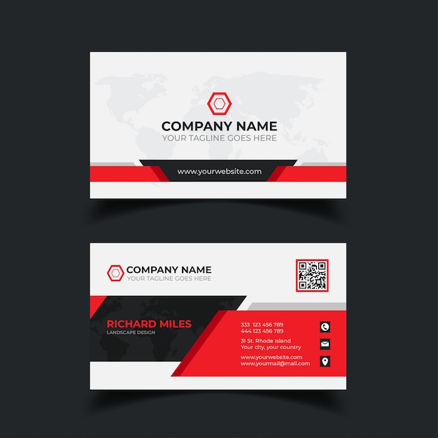 Modern business card template