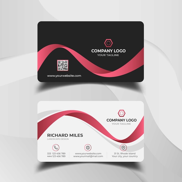 Modern business card template