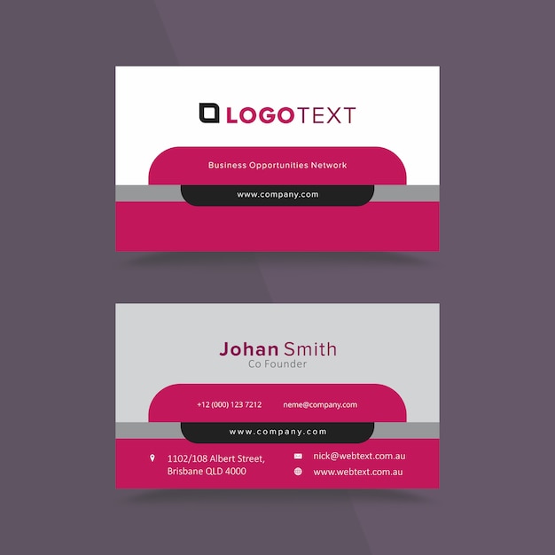 Modern Business Card Template 