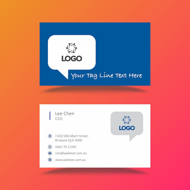 Modern Business Card Template 