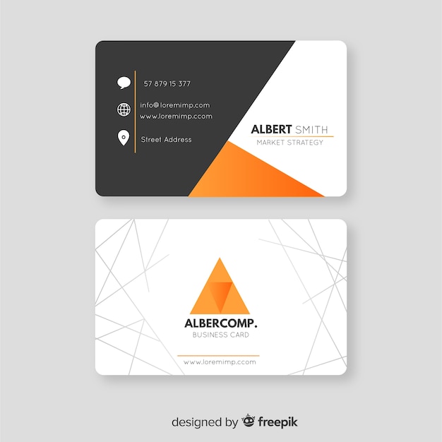 Modern business card template