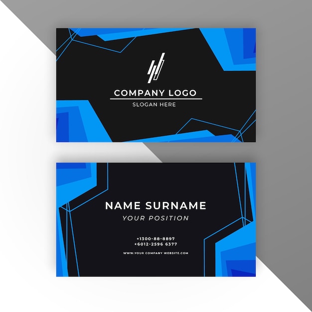 Modern business card template