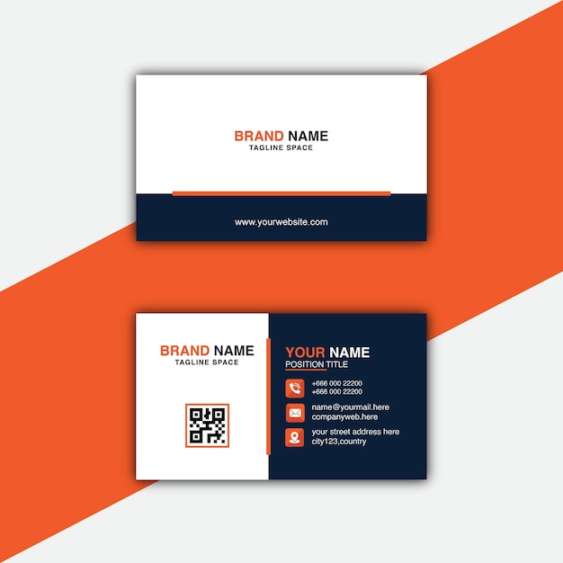 Modern business card template