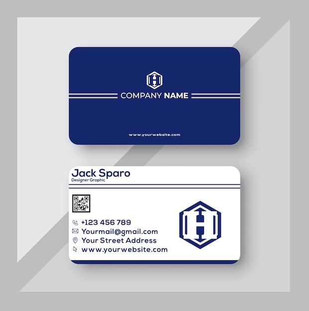 Modern business card template