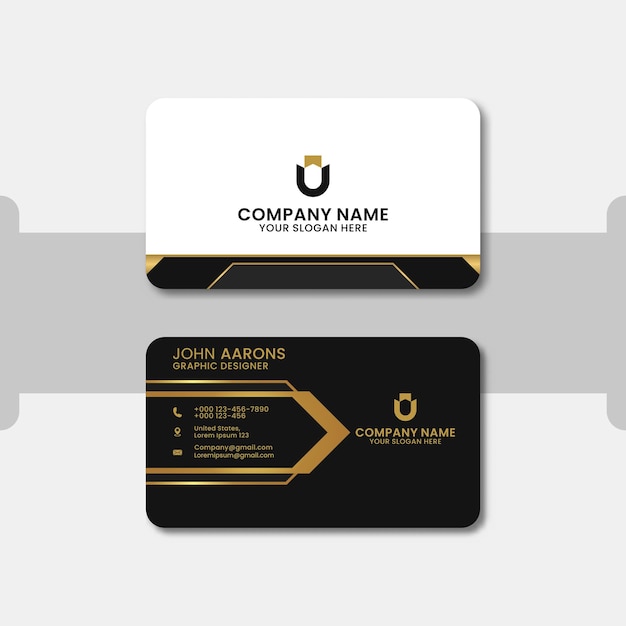 Modern business card template