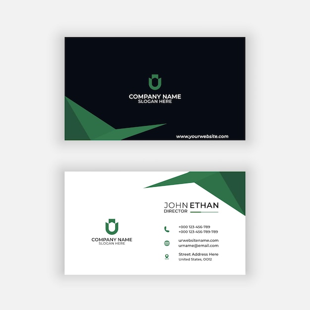 Modern business card template