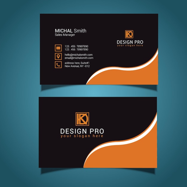 modern business card template