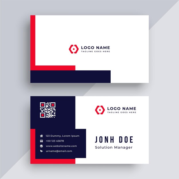 Modern business card template