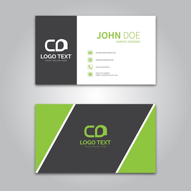 Modern business card template