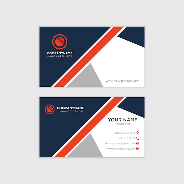 Modern business card template