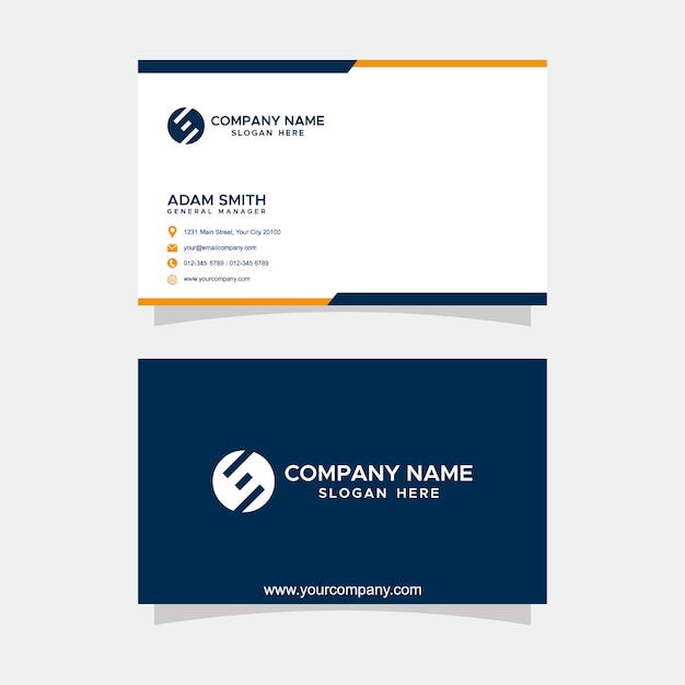 Modern business card template