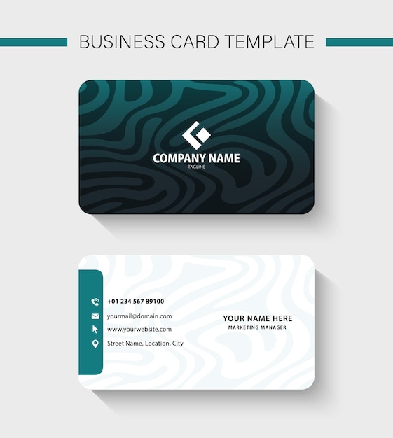 modern business card template