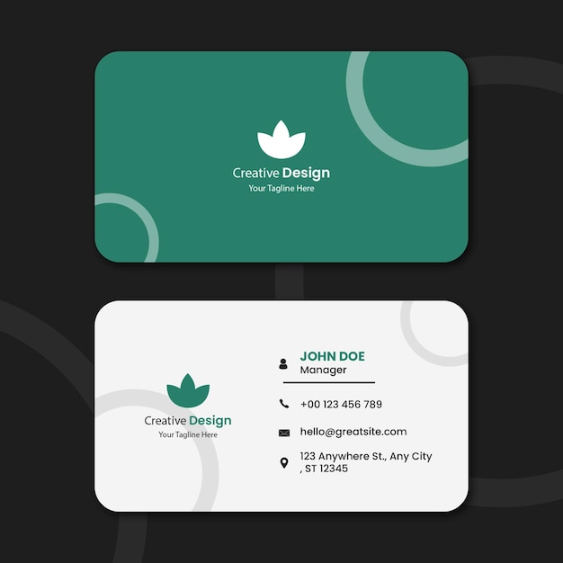 Modern Business Card Vector Template