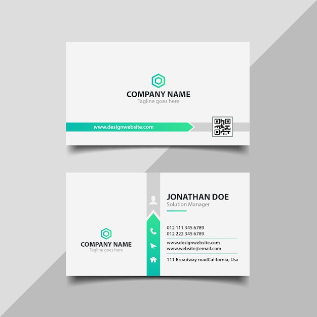 Modern business card