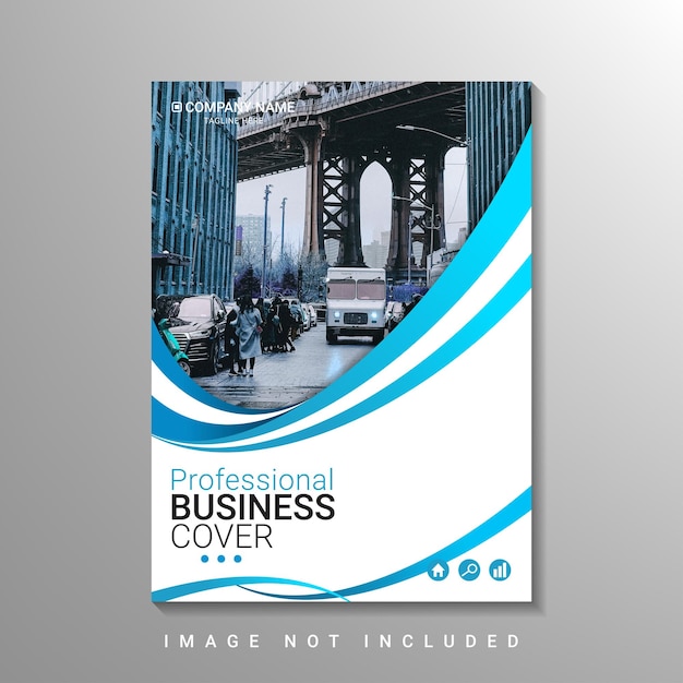 Modern business cover design template