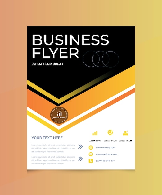 modern Business Flyer Design template