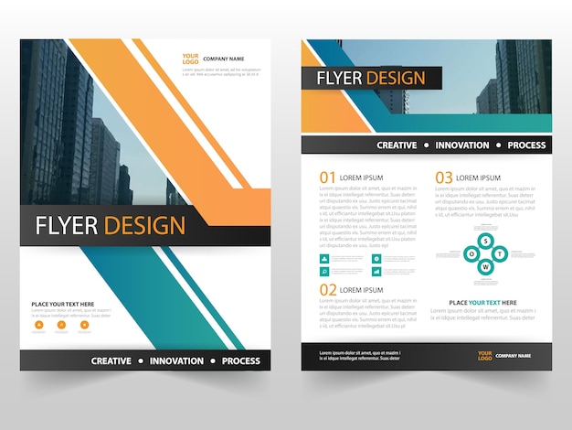 modern business flyer design