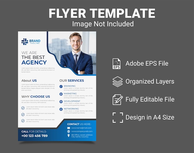 Modern business flyer for your company