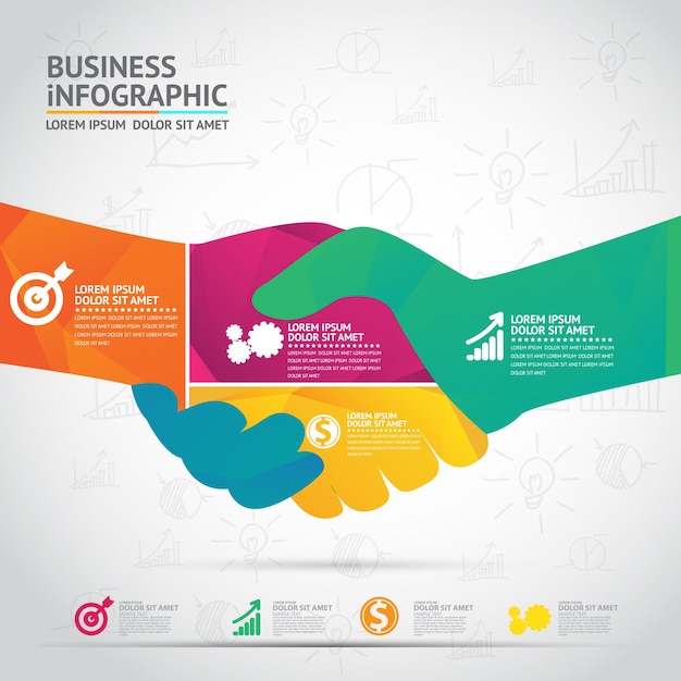 Modern Business infographic design