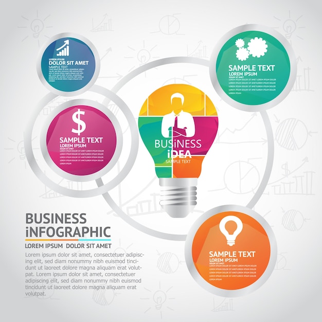 Modern Business infographic design