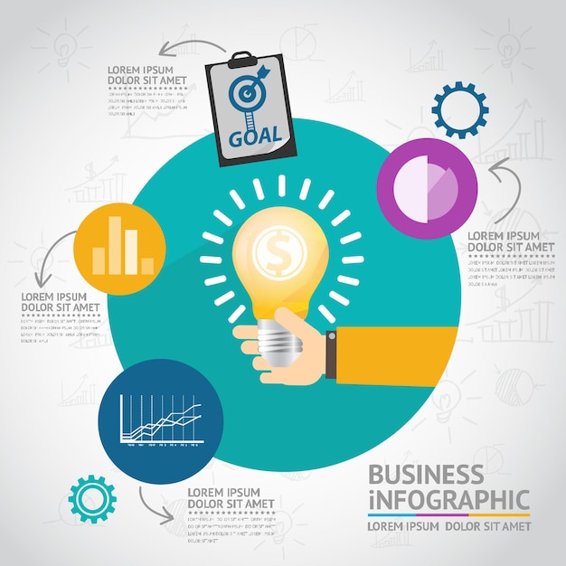 Modern Business infographic design