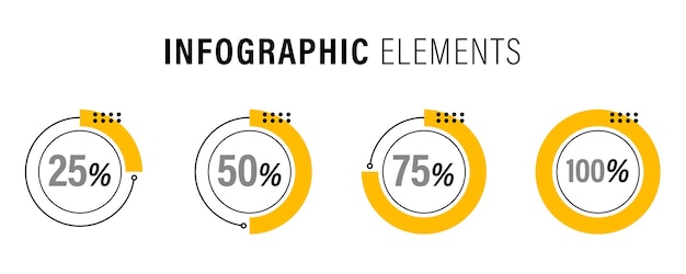 modern business infographic steps template background design