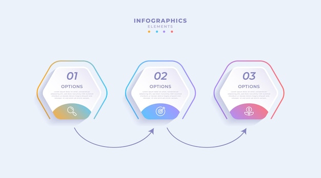 Modern business infographic template