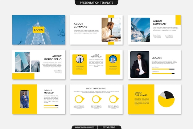 Modern business presentation template powerpoint