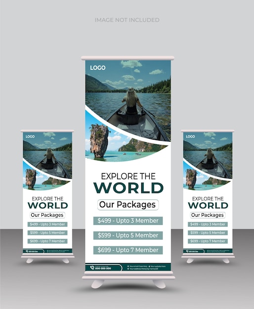 Modern business roll up Business roll up banner display presentation Modern roll up banner