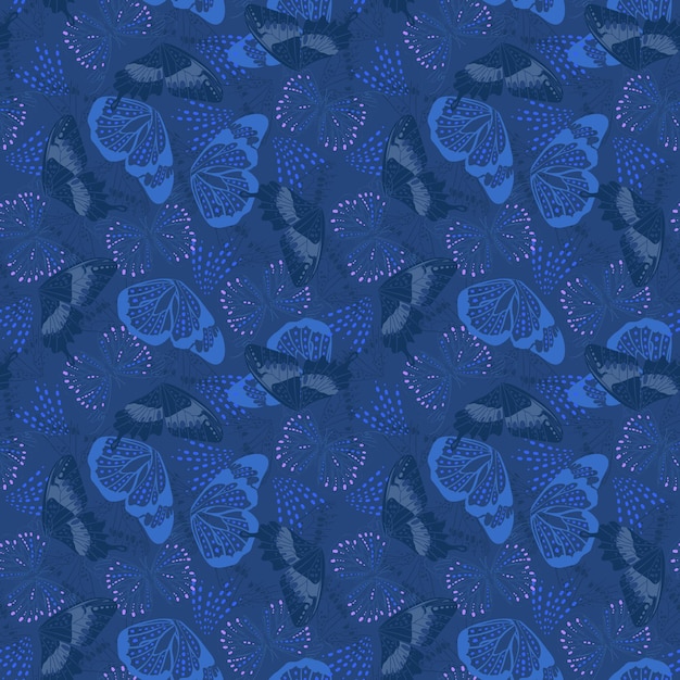 Modern butterfly wing seamless pattern vecrtor Illustration Design for fashion fabric textile wallpaper cover web wrapping and all prints