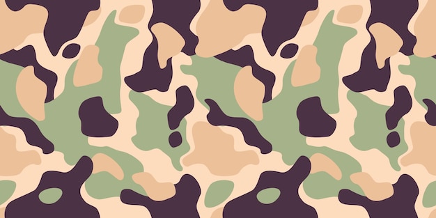 Modern camouflage seamless pattern Vector abstract design for paper cover fabric interior decor and other users