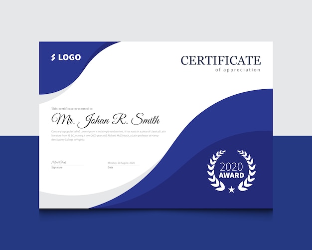 Modern Certificate Template 