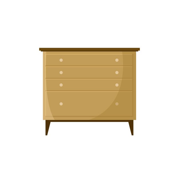 Vector modern chest of drawers for interior chest of drawers storage furniture