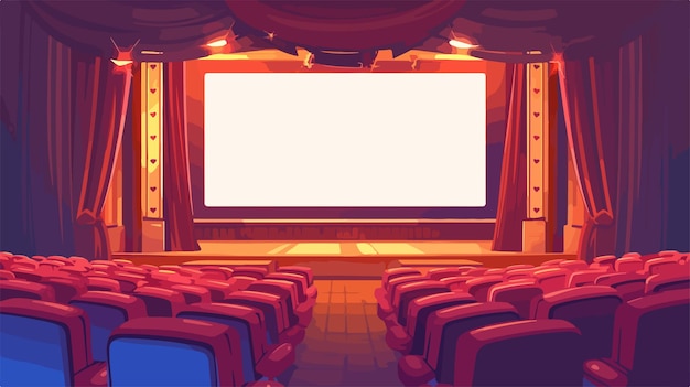 Modern Cinema Seats Booking Online UI Design Scheme