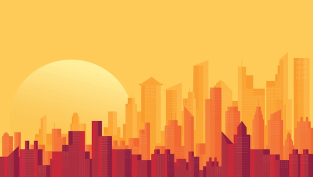 Modern City Skyline backgrounds